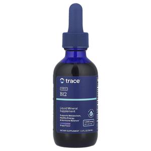Trace, Ionic B12, натуральный виноград, 1000 мкг, 59 мл (2 жидк. унц.)