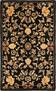 Ковер SAFAVIEH, 122 x 183 см, Metro Collection, Assorted, ручной работы цветочный из шерсти, идеален для помещений с высокой проходимостью: прихожая, гостиная, спальня (MET989B)