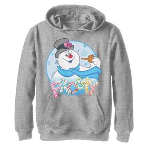 Толстовка с портретом Frosty The Snowman Candy Letters для мальчиков 8–20 лет Licensed Character