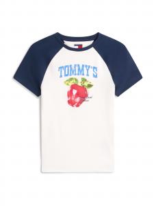 Tommy Jeans Футболка 'MARKET' в белом цвете