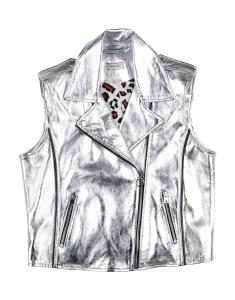 Жилет для девочек Pinko Up, серебряный