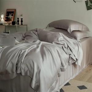 Fjnbbiot Комплект постельного белья премиальный мягкий гладкий охлаждающий дышащий Color 2