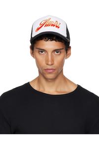 Amiri Белая стильная кепка дальнобойщика "amiri"