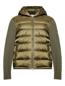 Кардиган со вставками Moncler, зеленый