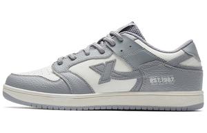 Кроссовки XTEP Skateboarding Shoes Men Low-top Grey/white, серый/белый