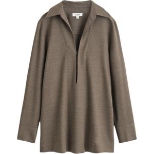 Серая женская рубашка COS, серый