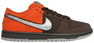 Кроссовки Nike SB Dunk Low, коричневый