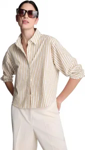 Kenneth Cole женская рубашка с длинным рукавом в полоску