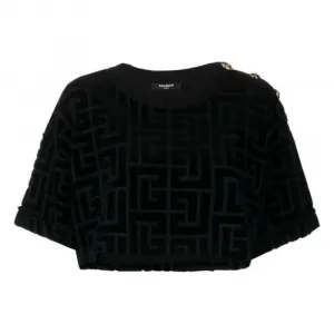 BALMAIN Футболка женская черная