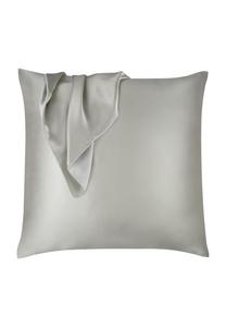 Наволочка шелковая Aspero Enna, 80x80 см, серый