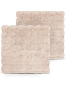 Aspero 2 наволочки из искусственного меха 60x60 см, цвет «Милан», бежевый