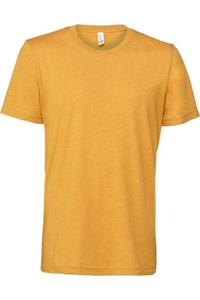 Футболка унисекс BELLA + CANVAS из джерси CVC, цвет heather mustard