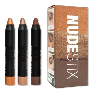Тени для век Smokey Gold Eyes 3 Piece Mini Eye Kit NUDESTIX