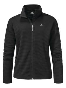Schöffel Спортивная флисовая куртка 'Hiking CIRC Fleece Jk Style Smue WMS' в черном цвете