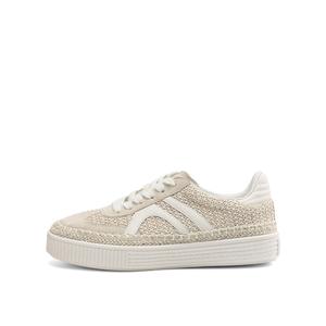 Rosa Bianca Женские низкие скейтерские кроссовки с овечьей стелькой экрю, цвет Ecru Sheepskin Insole