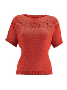 Свитер MADELEINE, оранжево-красный