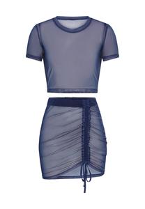 Пляжное платье LSCN by LASCANA, темно-синий