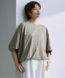 Пуловер с рукавами-летучей мышью из матовой ткани Scuba