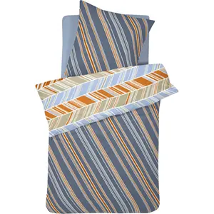 Двустороннее постельное белье Золушка «Воздушные змеи» в полоску Cinderella, цвет orange