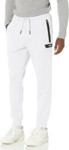 BOSS Мужские тоновые хлопковые спортивные штаны Regular Fit, Blank White