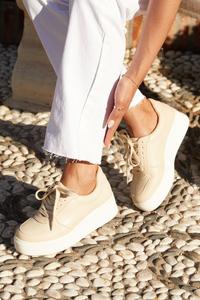 Спортивные кроссовки Twiggy на шнуровке Linzi, бежевый