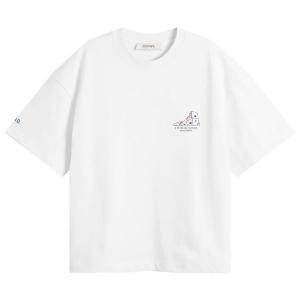 End. x About:Blank dominoes футболка, белый