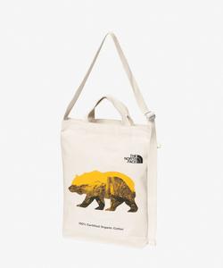 Детская сумка-шоппер The North Face из органического хлопка, черная, окрашенная.