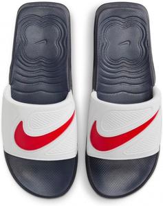 Мужские спортивные сандалии Nike Air Max Cirro Just Do It Solarsoft Slide, White/Black/Red-White