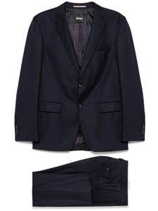 BOSS костюм в ломаную клетку, синий