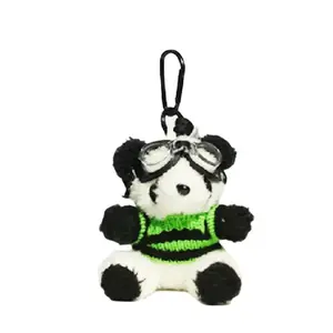 Плюшевый кулон Pilot Panda Dolls высотой 15 см Whoops, черный