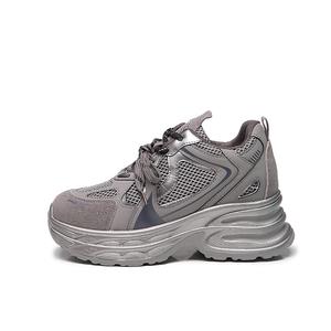 Bull charm Серые женские кроссовки низкие массивные устойчивые к истиранию, цвет Gray