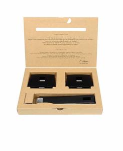 Набор из 3 предметов: кастрюля и сковорода со съемными ручками лавандового цвета Cristel, Black