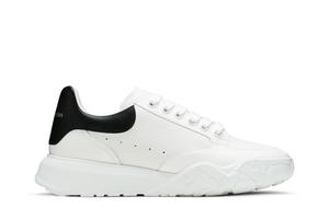 Кроссовки Alexander McQueen Wmns Oversized Court Trainer 'White Black', белый