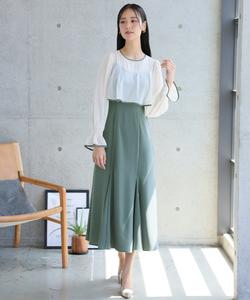 Платье с отделкой кантом, свадебное платье, платье для вечеринки по случаю встречи выпускников, приглашение на вечеринку Pourvous, цвет Off X Green