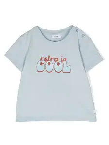 Футболка с надписью Knot, синий