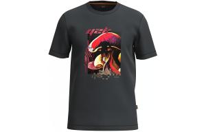 Футболка из хлопка с логотипом HUGO BOSS, черная