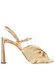 Босоножки Annika 95 Jimmy Choo, золотистый