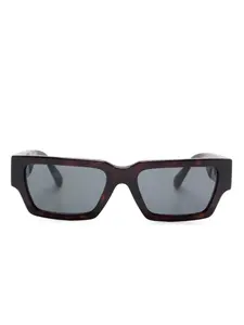 Солнцезащитные очки с декором Medusa Versace Eyewear, черный