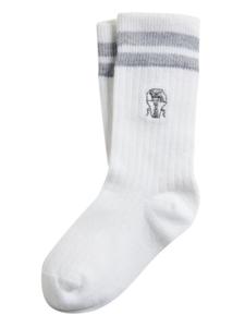 Brunello Cucinelli Kids трикотажные носки, белый