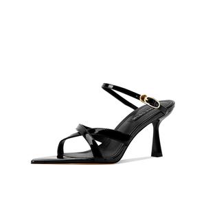 Резиновые тапочки-слайды женские Shesrim, Black