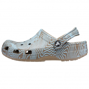 Crocs Классические топографические клоги Unisex Blue Brown