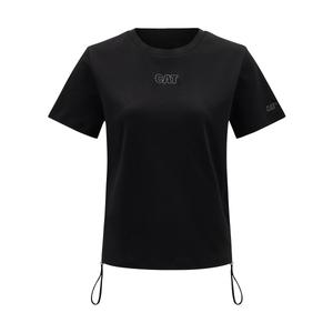 Футболка женская CAT, черный