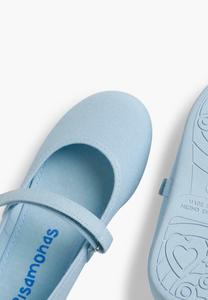 Балетки с застежкой Pisamonas, цвет Jasnoniebieski Melanż