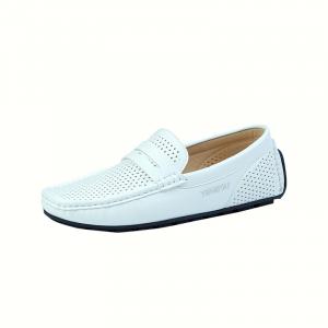 Eminu Мужские повседневные кроссовки низкие черно-белые, цвет White