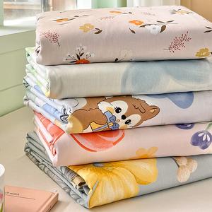 Yalu Простыня из чистого хлопка 200х230 см, цвет Qingchunhua FF-100