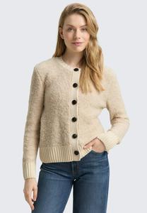 Кардиган TOM TAILOR Cardigan, Sand Stone Beige Melange/Sand