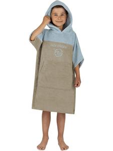 Normani Детский банный пончо Puwai 6-9 лет, светло-голубой