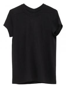 Топ с короткими рукавами от Rick Owens, черный