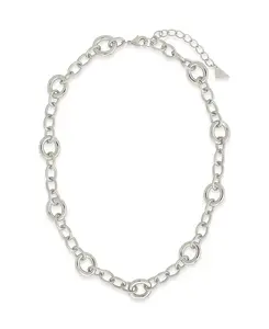 Ожерелье с круглыми звеньями Carter Sterling Forever, silver