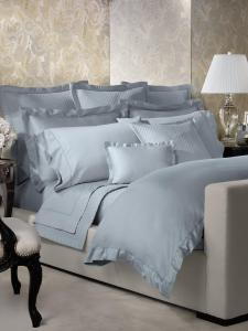 Ralph Lauren Простыня 160x200 см, сатиновая, однотонная, цвет сапфировый